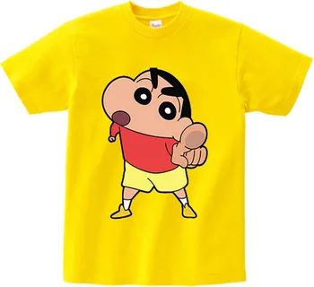 Barvice shin-chan oblačila Japonske anime Otroci t shirt Voščenka shin chan t srajce Otroci oblačila blagovne Znamke za fanta in dekle, 2-8Yeas