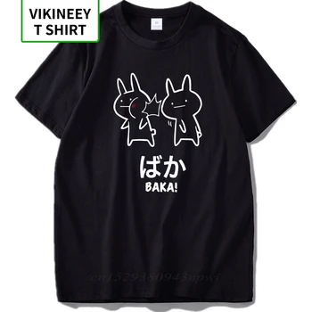 Baka Zajec Slap T Shirt Japonski Anime Japonska Vrhovi Kratek Rokav Bombaž O-vrat Tee Novost Srčkan T-shirt EU Velikost