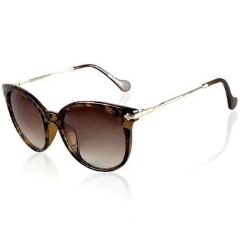 TAGION Moda Mačka Oči, Plastični Okvir za Očala, Za Ženske, za Moške UV400 sončna Očala Črna Rjava Očala
