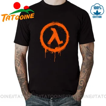 Vintage Splash načrtovanje Vzpona In Sijaj Tee majica Retro Half-life T-shirt Gordon Freeman Half Life 2 majica s kratkimi rokavi moški Pol Življenja 3 tshirt