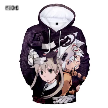 Vroče Prodajo Dušo jedec Hoodies Anime Majica Risanke otroški pulover s kapuco Jakno, Trenirko dušo jedec Hoody Moški/Ženske Oblačila