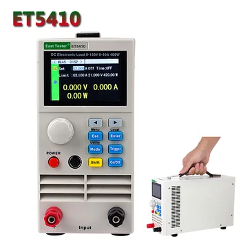 ET5410 Obremenitev Strokovno 400W 150V 40AProgrammable DC Električnih Obremenitev Digitalni Nadzor DC Obremenitev Elektronski Tester za Baterije