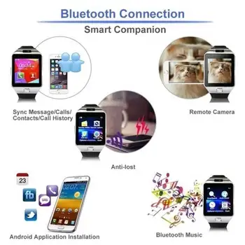 DZ09 Bluetooth Smart Watch Mobilni Fitnes Tracker Prenosni Nosljivi Zapestje Gledati