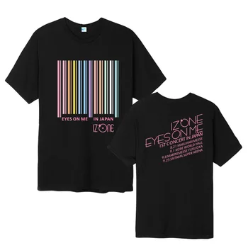 K-Pop IZONE T-Shirt 1. Oči Na meni Koncerti Majica Vrhovi Unisex Priložnostne Posadke Vratu Tee
