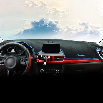 Za Mazda 3 Axela-2016 2017 2018 2019 LHD Avto nadzorna plošča Pokrov Preproge Izognili Svetlobe Blazine Anti-UV Primeru Preprogo Dodatki