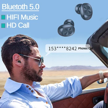 F10 TWS Bluetooth 5.0 Brezžične Slušalke Touch Kontrole Čepkov IPX7 Nepremočljiva 9D Stereo Glasbe, Slušalke 1200mAh Moči Banke