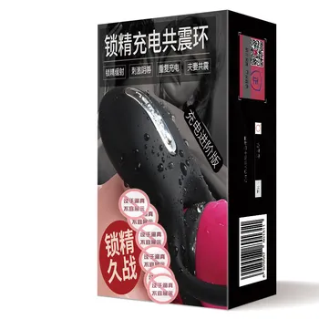 JEUSN Petelin Obroč Moški Vibrira Penis CockRing Vibrator za Klitoris Spodbujanje Zamudo Izliv Sex Igrača za Nekaj Moških Odraslih Izdelka