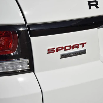 ŠPORT EVOQUE Črke Emblem Bar Logo za Zemljišča, ki so Range Rover SV Avtobiografijo ULTIMATE Edition Bar Značko Avto Styling Trunk Nalepka