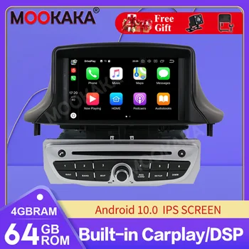 Mookaka Android 10.0 Avtomobilski Stereo sistem, DVD Predvajalnik, GPS Navigacija za Renault Megane 3 Fluence 4GB RAM + 64 G ROM, Video Večpredstavnostna Radio