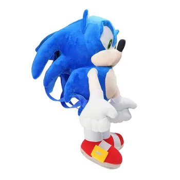 Original Sonic Hedgehog Plišastih Nahrbtniki Anime Risanke 40 cm PP Bombaža, Polnjena Srčkan Vrečko za Otroke Božična Darila