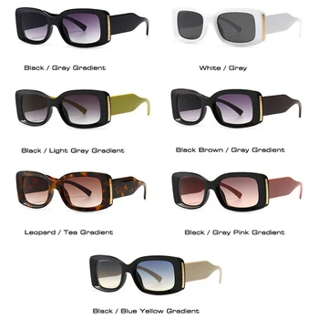 TAKO&EI Retro Klasična Kvadratnih sončna Očala Ženske blagovne Znamke, Modni Oblikovalec Gradient Očala Moški Trendi sončna Očala Odtenki UV400