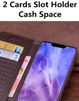Pravega usnja magnetne sponke denarnico, telefon primeru reža za OnePlus 6T/OnePlus 6 stalni denarnico, telefon vrečke flip capa funda