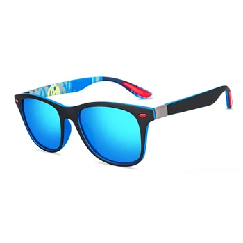Blagovno znamko Design Moških Polarizirana sončna Očala, Classic, Retro Kvadratnih Vožnjo sončna Očala Za Moške UV400 Buljiti Odtenki Očala Oculos de sol