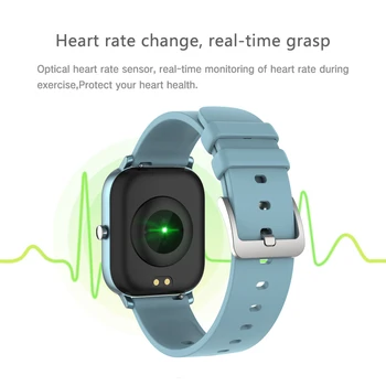 1,4-palčni Pametni Pazi Moški, Poln na Dotik Fitnes Tracker Krvni Tlak Pametna Ura Ženske GTS Smartwatch za Xiaomi za šport