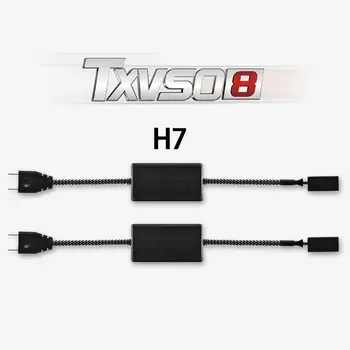 2 KOS H7 LED Smerniki Canbus Dekoder brez Napak Anti Utripanja Napeljave Pas Adapter