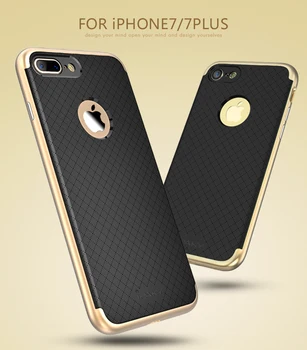 Original ipaky blagovne znamke vrhunske kakovosti v kombinaciji 2 v 1 primeru za iphone 7 in za iphone 7 plus 5.5 silikonski zaščitni pokrov RAČUNALNIKA okvir