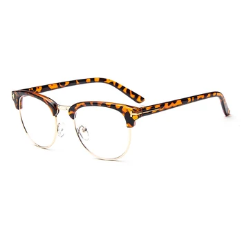 Zilead Kvadratnih Pol Okvir Očal Okvir Optičnega Sepectacles Za Moške, Ženske Navaden Očala Očala Des lunettes Unisex