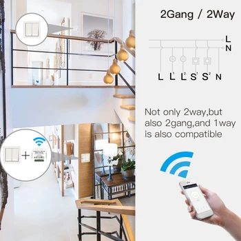 Visoka Kakovost Smart Life/ APP DIY 2 Banda, WiFi 2 Način Svetlobe LED Dimmer Modul Stikalo za Daljinski Nadzor Dela z Alexa googlova Domača stran