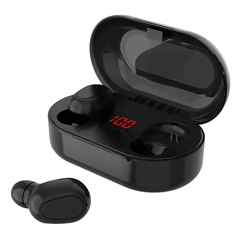 TWS Mini Bluetooth Slušalke V Ušesa Hrupa Zmanjšanje BT 5.0 Slušalke Stereo Čepkov s Polnjenjem Polje