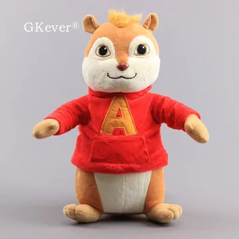 32 CM Film Igrače Alvin In majhna severnoameriška veverica Plišastih Lutke Srčkan Chiomunks Veverica Plišaste Igrače Darilo Za Otroka Otroci