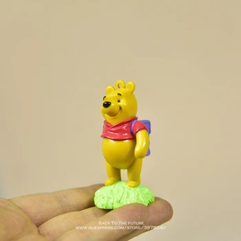Disney Winnie the Pooh 5.5 cm Dejanje Slika Anime Dekoracijo Zbirka Figur mini Igrača, lutka model za darilo otrok