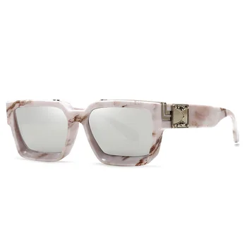 2020 Nov Kvadratni Velik Okvir sončna Očala Ženske blagovne Znamke, Modela Očal Plastična Očala Okvir Jasno Objektiv UV400 Odtenek Moda Vožnje