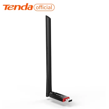 Tenda U6 300Mbps Brezžični Omrežni vmesnik USB mrežno Kartico, Prenosna dostopna Točka Wi-Fi, 1*6dBi Zunanje Antene, Postaje/SoftAP Način