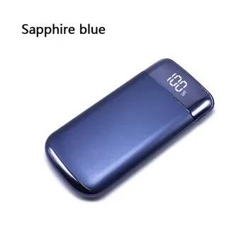 Dvojno USB mobile power supply z močjo zaslon 5V 2.1 litijeve baterije za IPhone, samsung huawei xiaomi mobilne moč