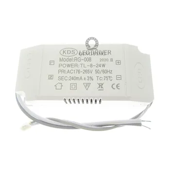 5pcs LED Driver Trenutno 250mA 8-24W/24-36W/36-50 W/40-60 W/SMD PCB luč Strop Napajanje Dvojni barve razsvetljave transformatorjev