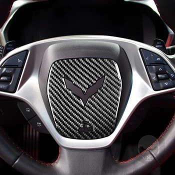 Za Chevrolet Corvette C7 Ogljikovih Vlaken Notranje Nalepke-2019 Krmilna Naprava Shift Radio Vrata Plošči Konzole Dodatki Za Avtomobile