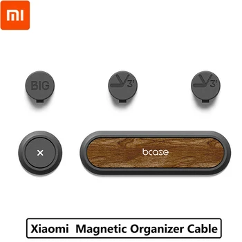 Xiaomi Mijia Bcase TUP2 Magnetnih Sunkov Kabel Posnetek Imetnik Združljivost Praktično Magnetni Osnove Teksturo Lesa
