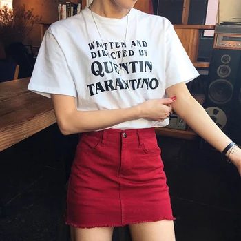 Pisni In Usmerjena T-Shirt Quentin Tarantino Graphic Tee Priložnostne O-Vratu Visoke Kakovosti Smešno Vrhovi Oblačila tshirt Darila