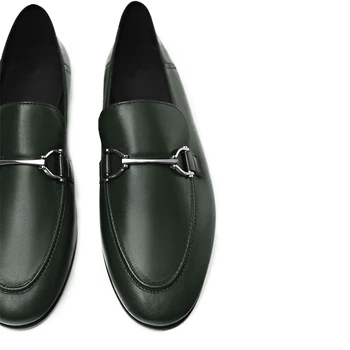 Suho angliji eleganten modni priložnostne pravega usnja ovčje mehko slip-on loafers ženske čevlje, ženska, čevlji ženske ravno čevlji