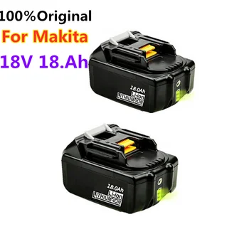 Prvotne 18V18Ah Baterije 18000mah Li-Ion Baterije Zamenjava Baterije za MAKITA BL1880 BL1860 BL1830battery+3A Polnilnik