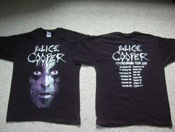 Alice Cooper Krekirana Obraz Psiho Drama Tour T Shirt Novih Uradnih Šol Iz