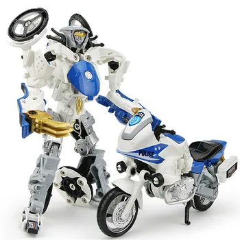 WEI JING 5 V 1 Zlitine Preoblikovanje Dejanje Slika Robot Avto City Varno Ekipa motorno kolo, Letalo, Tank Vojaško Model Otrok Igrača