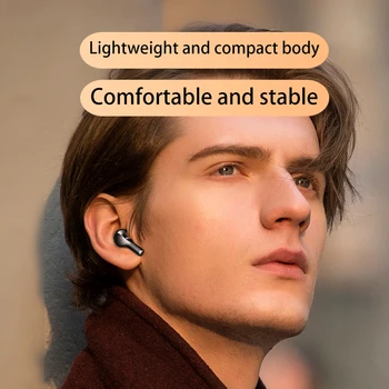2000mAh Bluetooth Slušalke Brezžične Slušalke LED TWS z Mikrofonom Slušalke Nepremočljiva Noise Cancel Slušalke Čepkov
