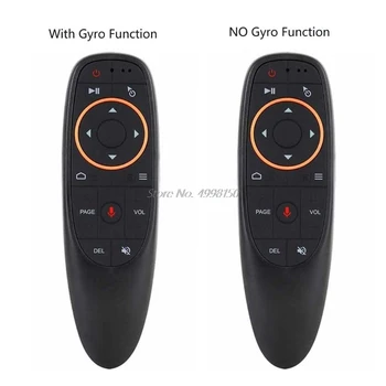 G10 2.4 GVoice Daljinski Nadzor Zračnega MouseMouse IR Učenje Funkcijo 6Axis Žiro Google Voice, Asistent za Android Box TV, Laptop, PC