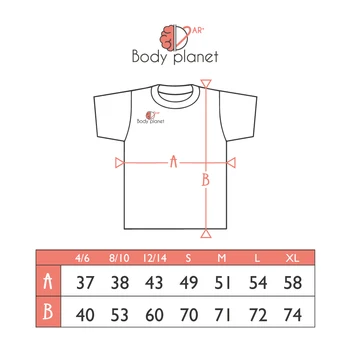 AR + Telo Planet T-shirt resničnostnih izobraževanja. Odkrijte notranjosti telesa s čarobno T-shirt!