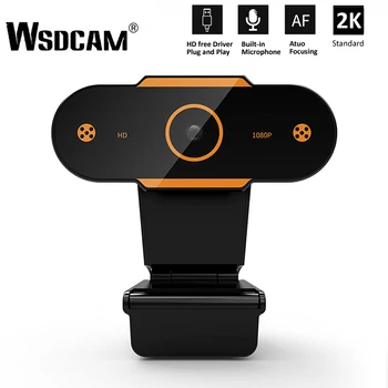 Wsdcam Samodejno Ostrenje 2K HD Webcam 1944P Spletna Kamera Z Mikrofonom Kamere za Živo Video Calling Home Konferenca Dela