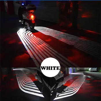 Motorna kolesa, LED Dekorativne luči Angel Wings Logo Univerzalni Duh Shadow Laserski Projektor Samodejno Motocikel Opozorilo Elektronski