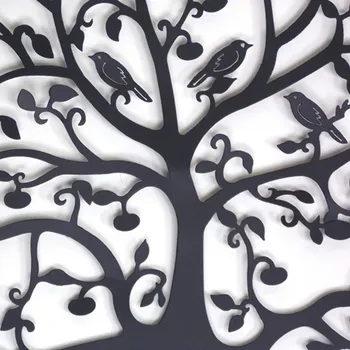 3D Krog Steni Visi Okraske Premer 60 cm Drevo Življenja Železa Umetnosti Doma Viseči Okras iz Železa Drevo Dekoracijo Sten