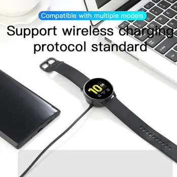 Univerzalni brezžični polnilec za Samsung Galaxy Watch 3 Pametno Gledati Opremo, USB Kabel za Polnjenje Hitro Polnjenje Adapter