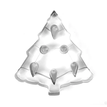 Delidge Veliko Božično Drevo modelček Plesni 3D Nerjavečega Jekla Pecivo Pecivo Fondat Torto Peko Plesni Kuhinjski Pribor