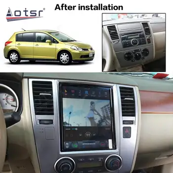 128GB ROM Za Nissan Tiida Obratno 2008 2009 2010-2011 Android 9.0 Tesla Slog PX6 Carplay Avto GPS Navigacija Multimedia Player