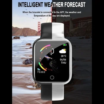 DZLST 2020 Moda Pametno Gledati Ženske Moški Dotik, Bluetooth Klic I5 Smartwatch Inteligentni Fitnes Srčnega utripa Pametne Ure