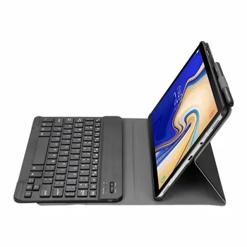Tipkovnica Primeru Fudna za Samsung Galaxy Tab 10.1 2019 SM-T515 T510 T515 Tablet Magnetni Smart Bluetooth Tipkovnico Pokrov + Film