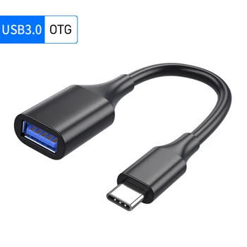 Tip C do USB OTG Kabel za Samsung S20 10 Xiaomi 10 9 Huawei Mate40 MacBook Miško Gamepad Tablet PC OTG Pretvornik Kabel