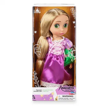 Disney Hasbro 40 cm Boxed Salon Lutka Ročno izdelan Model Rapunzel in sneguljčica Zamrznjeno 2 Aisha in Ana Igrače za Dekleta
