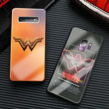WW84 Wonder Woman 1984, kaljeno steklo sijajni coque Telefon primeru zajema lupini Za Samsung Galaxy S8 S9 S10e S10 Opomba 8 9 10 Plus